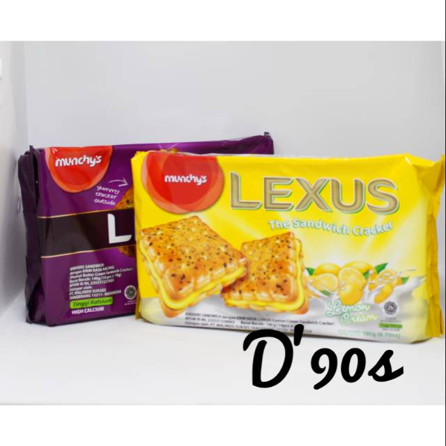 Jual Lexus Crackers with Lemon Cream isi 10 sachets | Shopee Indonesia