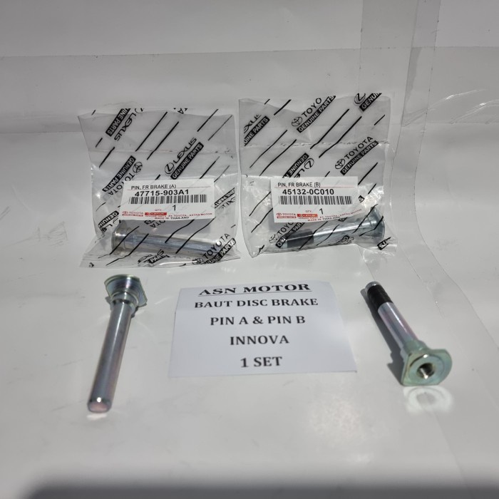 Jual PIN CALIPER ATAU BAUT DISC BRAKE PIN A DAN PIN B INNOVA HARGA PER