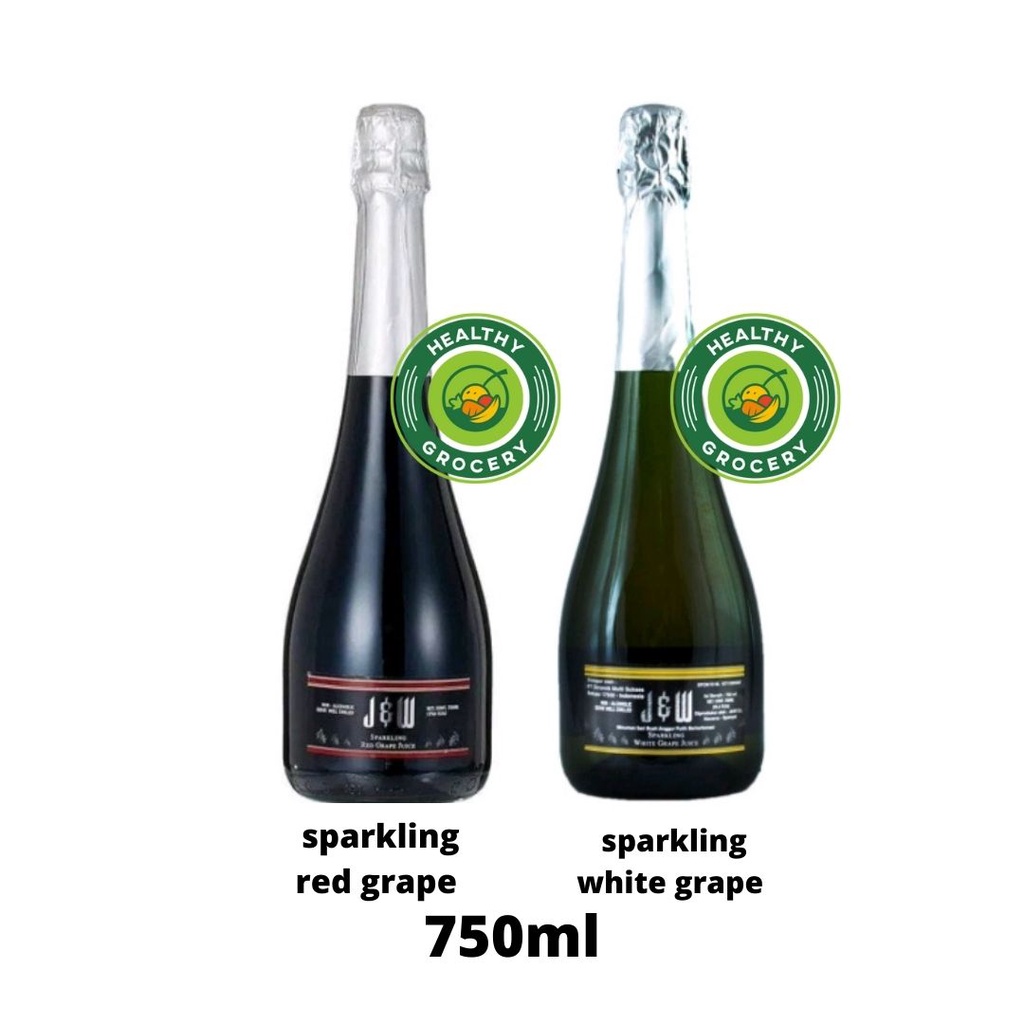 Jual J&W Premium Sparkling Red / White Grape Juice Drink 750ml Shopee