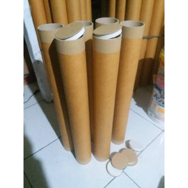 Jual Tabung karton Tutup. Core tube. Packing stiker. Pipa kertas ...