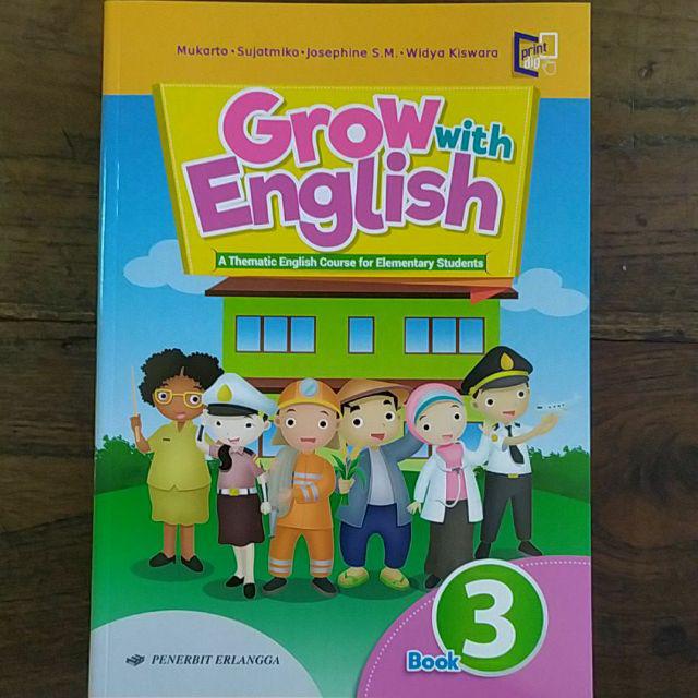 Jual GROW WITH ENGLISH KELAS 1 2 3 4 5 6 SD / MI BUKU BAHASA INGGRIS SD ...