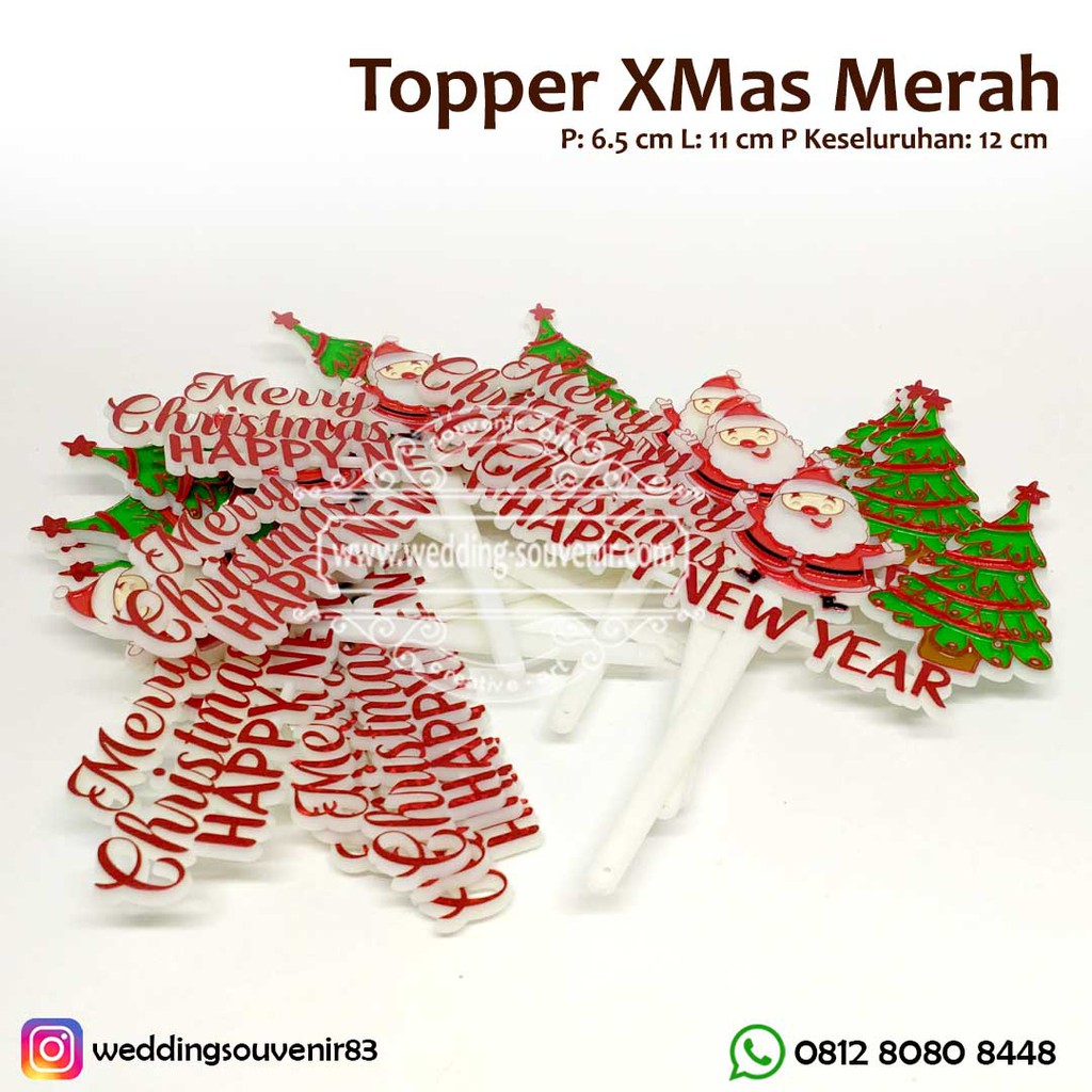 Jual Topper XMas Merah | Shopee Indonesia