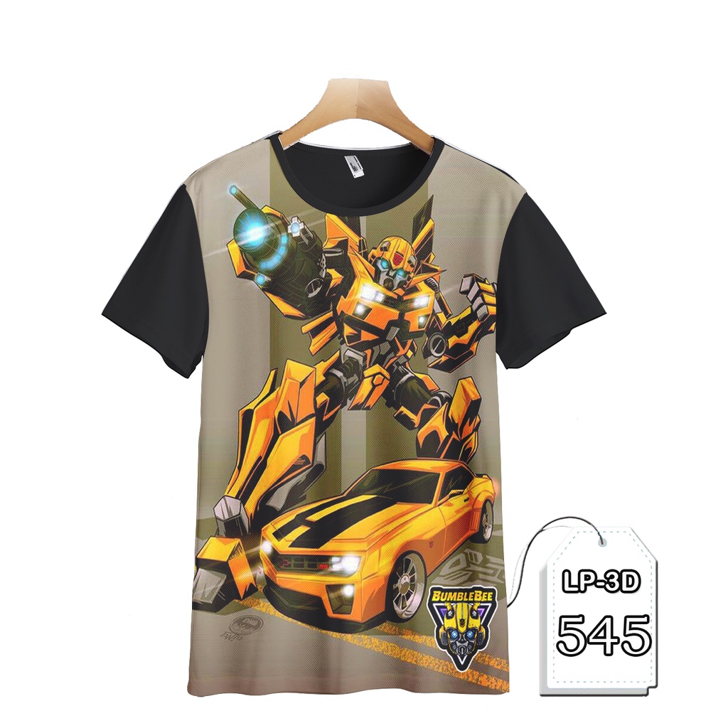 Jual Baju Bumblebee Transformers 3D Baju Anak Transformers Kartun TV ...