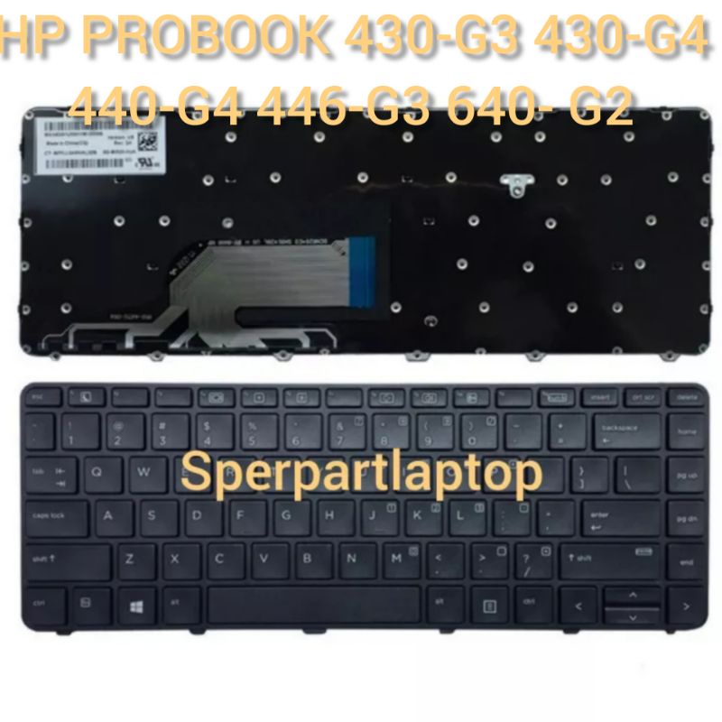 Tastiera Ricambio Tastiera Italiana UP PARTS Per HP Probook 430-440 G3/G4 - Ricambio Originale Tastiera Hp 440 G4 - Foto 5