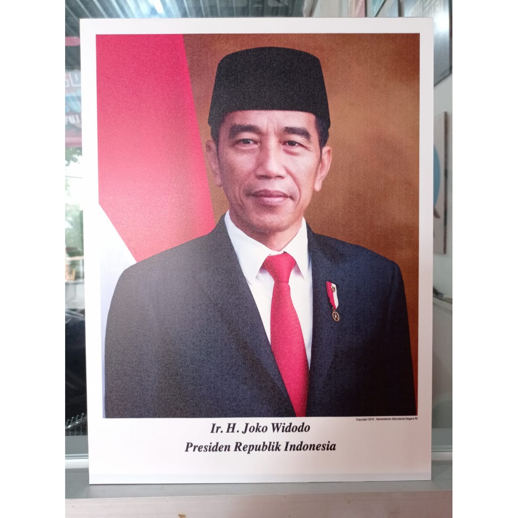 Jual Poster Dinding Custom Presiden Wakil Presiden Full Design Printing ...