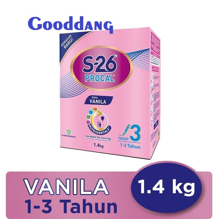 Jual S-26 Procal 3 1400 gr/1.4 kg / S 26 Procal Stage 3 1400gr Susu ...