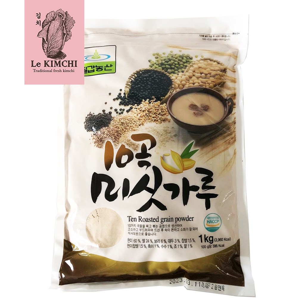 thumbnail image 2 of Chungeun Korean 17 Roasted Grains Powder (Misugaru) – 2.2 Lb Mixed Grain Tea, All-Natural, Made In Korea 2 of 2