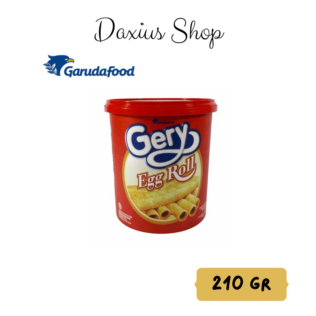 Jual Gery Egg Roll Biskuit Kaleng Tin Gr Promo Shopee Indonesia