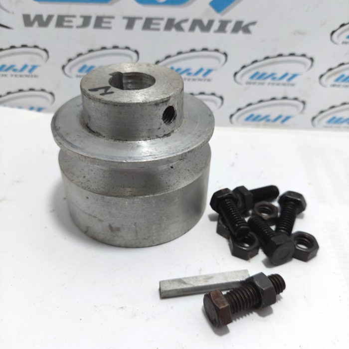 Jual Pulley Pully Polli Alumunium Mesin Rontok Padi Belt A1 x as 19mm ...