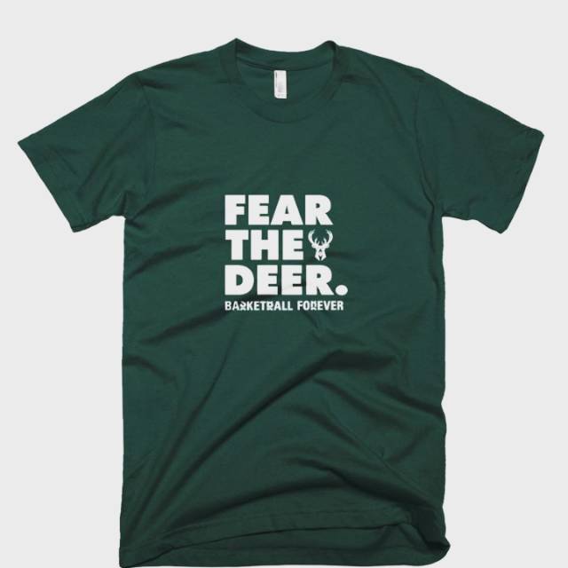 Fear The-Deer Gift For Milwaukee Basketball Bucks Fans 34 T-Shirt Fear The-Deer Gift For Milwaukee Basketball Bucks Fans 34 T-Shirt