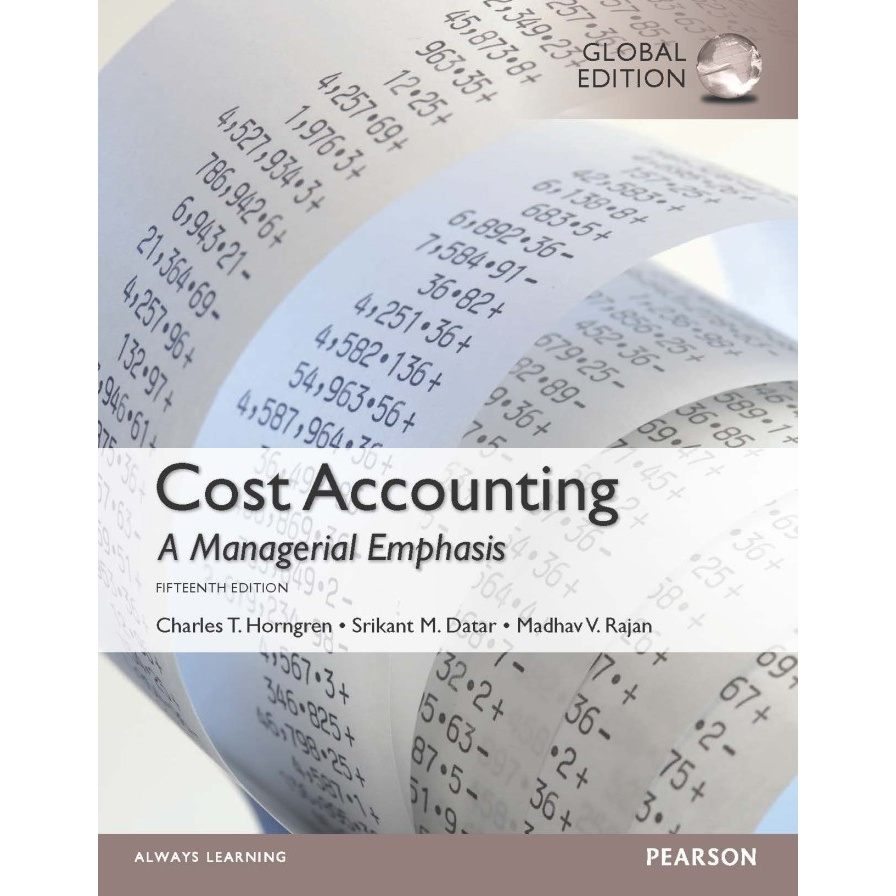 Jual Buku Cetak Cost Accounting A Managerial Emphasis | Shopee Indonesia