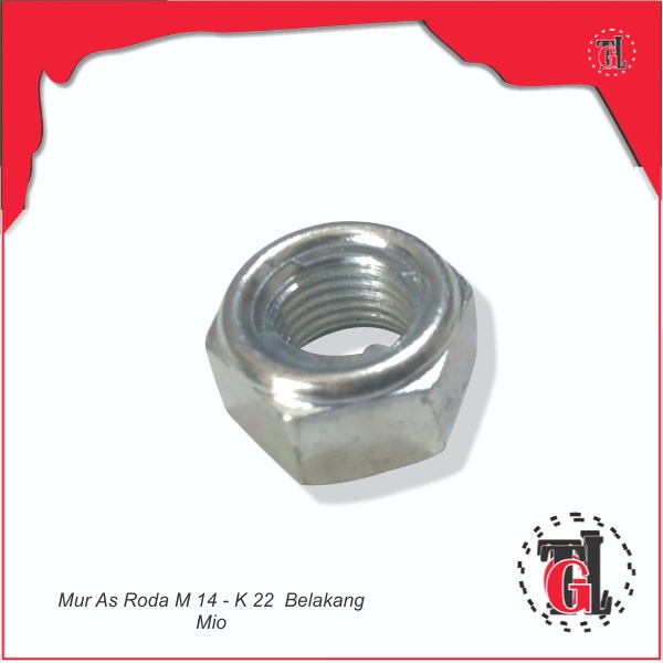 Jual Mur As Roda M 14 - K 22 Belakang Mio | Shopee Indonesia