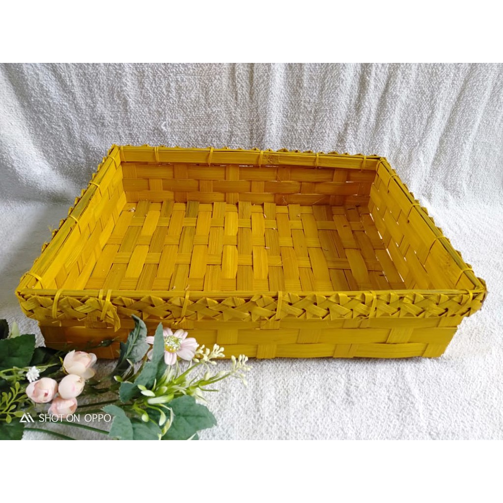Jual BEST PRODUCT keranjang parcel keranjang bambu keranjang hantaran ...