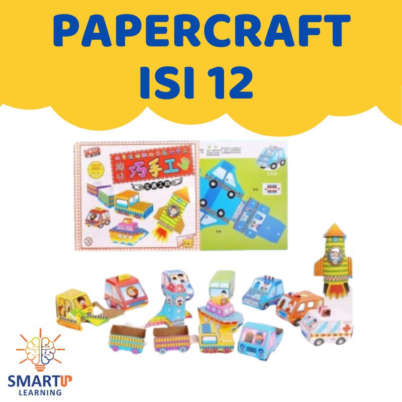 Jual bongkar pasang mainan kertas edukasi edukatif diy kreatifitas ...