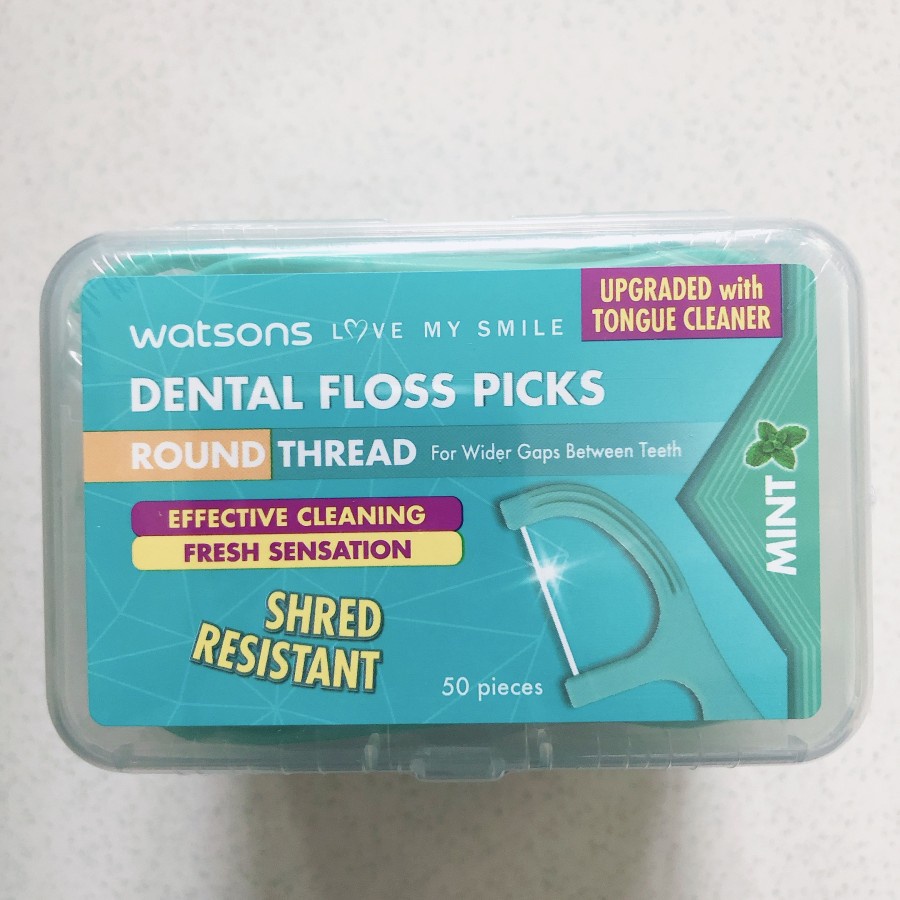 Jual Watsons Dental Floss Picks 50s (mint) Shopee Indonesia