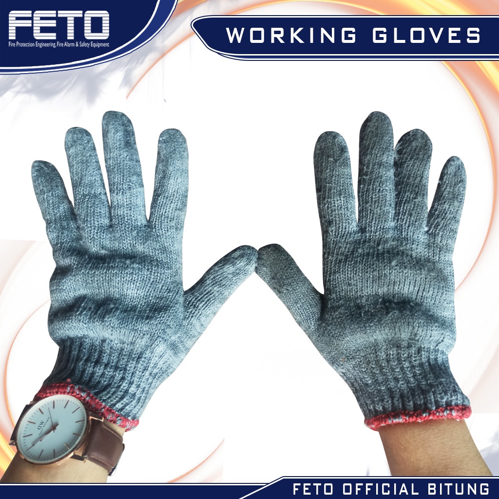 Jual Sarung Tangan Kerja / Working Gloves - 6 Benang (1 Lusin/12 PSG ...