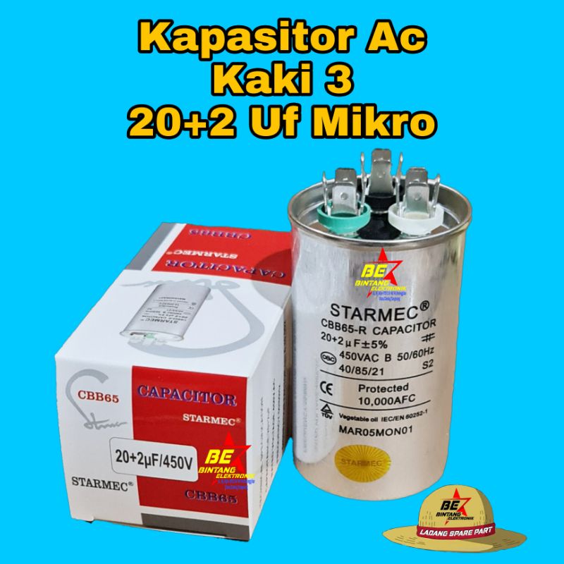 Jual Kapasitor Ac Uf Uf Smc Capasitor Ac Double Uf Kapasitor