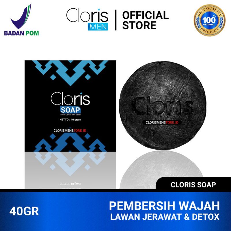 Jual CLORIS MEN SOAP 40GR Clorismen Original Asli Sabun Wajah Untuk ...