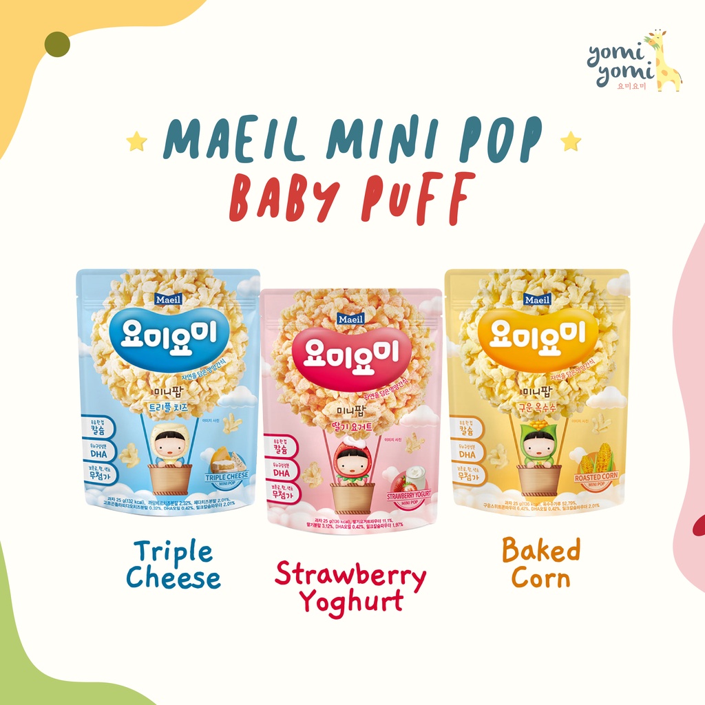 Jual Mini Pop/Mini Puffs for Kids/Puff Snack/Baby Puff Snack | Shopee ...
