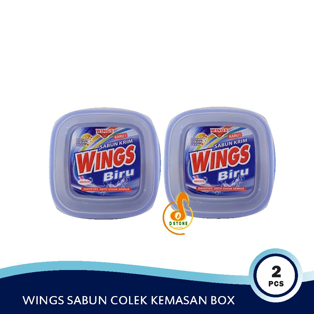 Jual WINGS Sabun Krim Colek Kemasan Box - 400gr (2pcs) | Shopee Indonesia