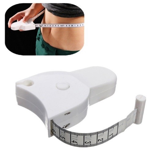 Jual (COD) Alat Ukur Lingkar Badan WAIST RULER Pengukur Tubuh Body Tape ...