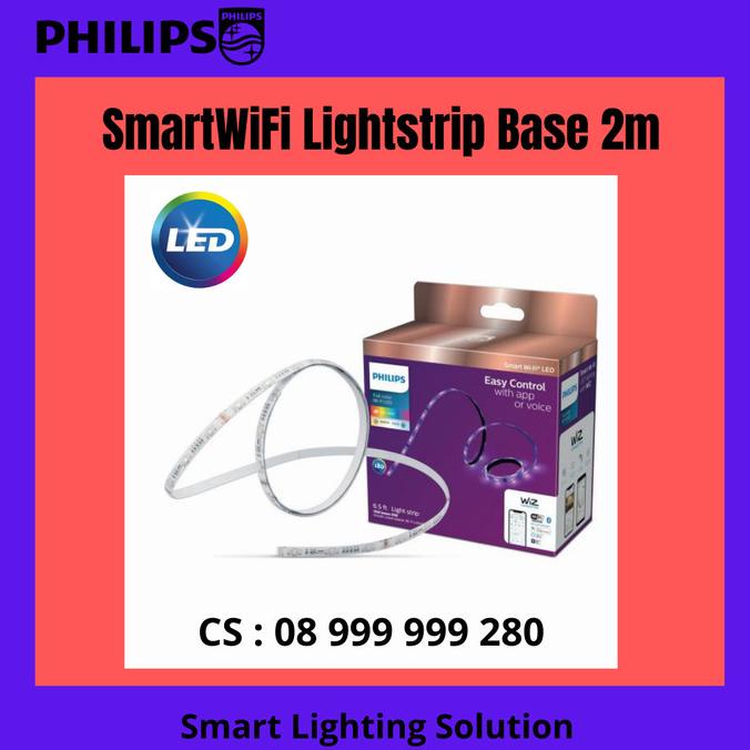 Jual Philips Smart Wifi Led Strip Starterkit Base 2M Rgb - Wiz ...