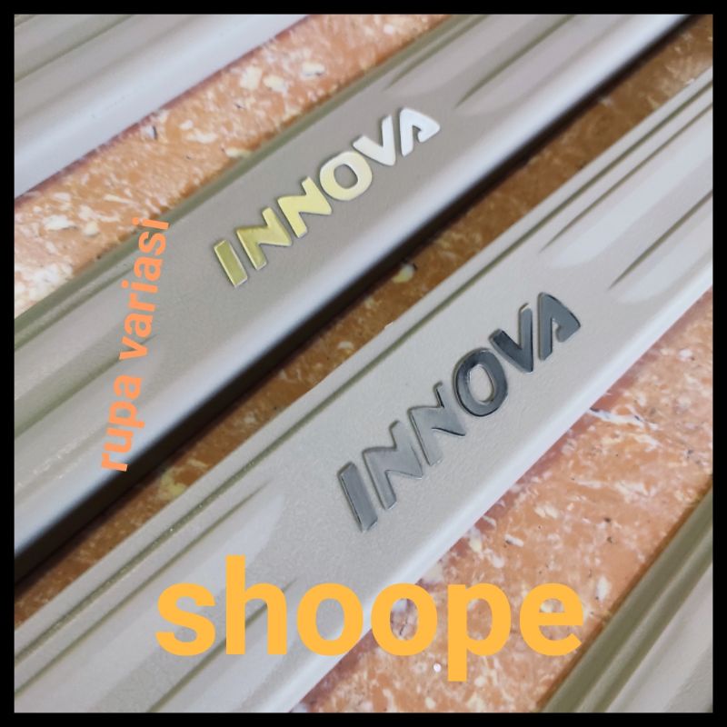 Jual sill plate silplate samping injakan PINTU mobil Toyota inova ...