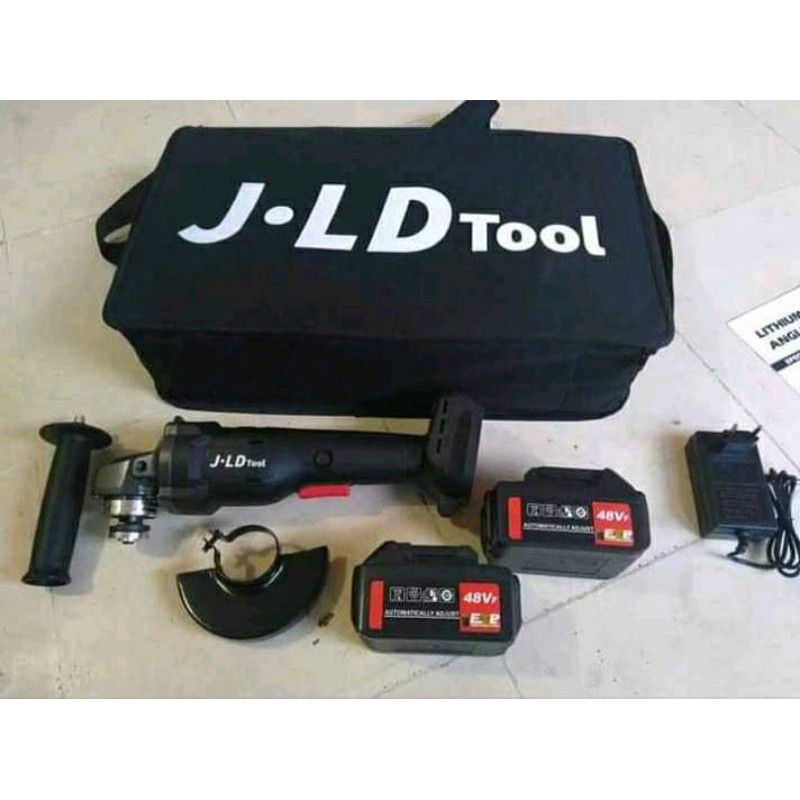 Jual Grinda Baterai Inch Jld Cordless Angle Grinder Shopee Indonesia