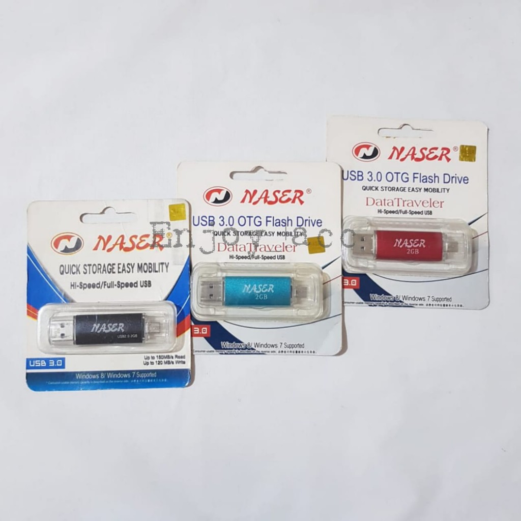 Jual FLASHDISK USB NASER 2 in 1 FLASHDISK + OTG 2GB 4GB 8GB 16GB 32GB ...