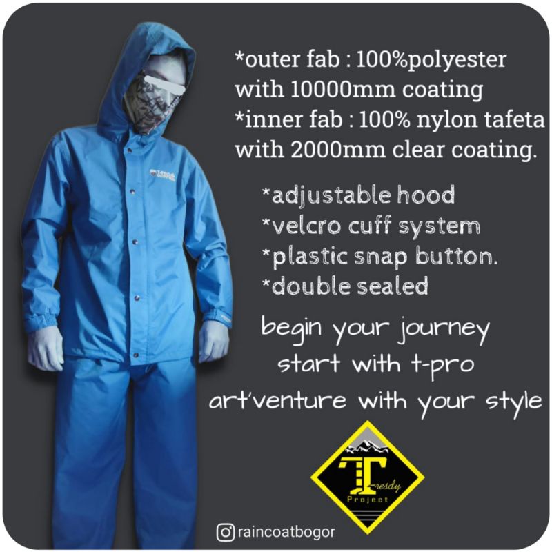 Clear Nylon Rain Suit Jual Tpro Raincoat Jas Hujan Setelan Jaket