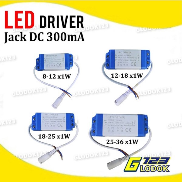 Jual LED Driver Power Supply Lampu Downlight Panel 18-25x1W 25-36x1W ...