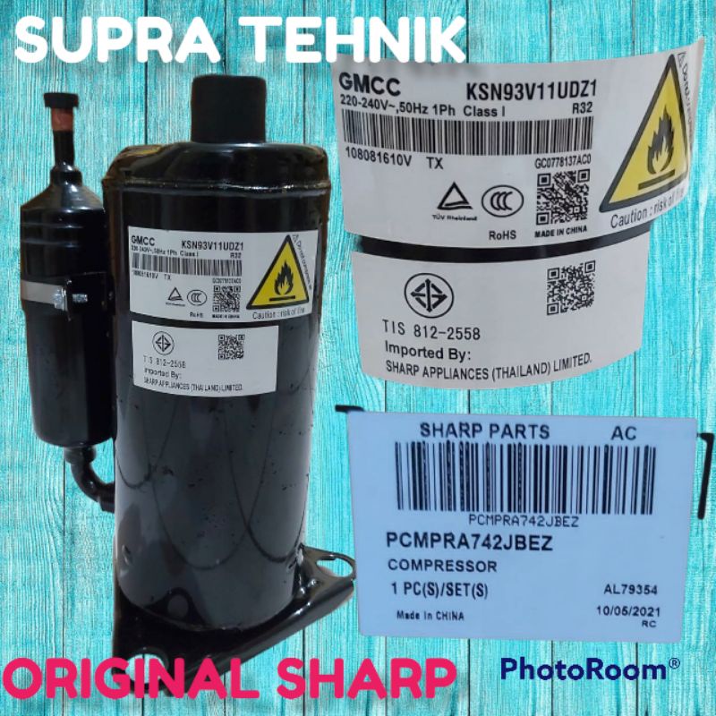 Jual KOMPRESOR AC SHARP 1PK R32 GMCC ORIGINAL | Shopee Indonesia
