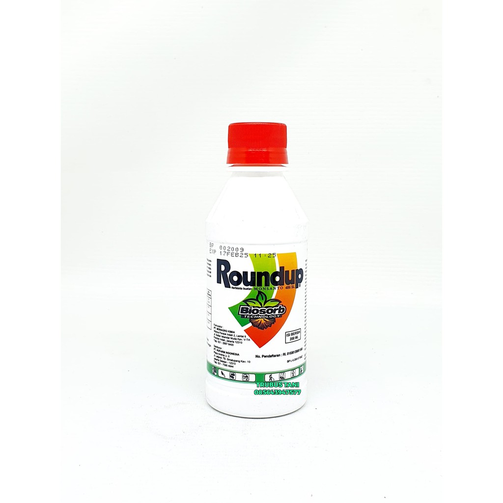 Jual Herbisida Roundup 486 Sl 200ml Pembasmi Rumput Gulma Liar Shopee