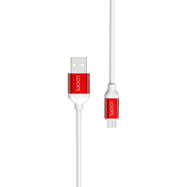 Jual Loops Micro USB TPE Cable - Red | Shopee Indonesia