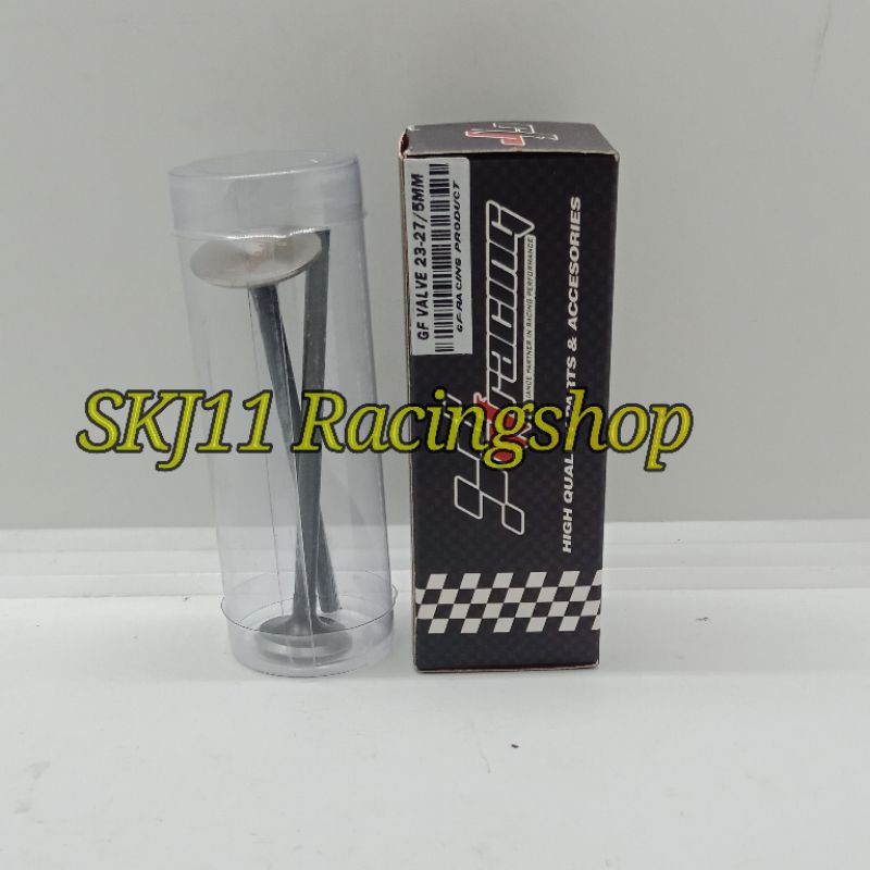Jual Klep GF Racing 27 23 Batang 5 mm-Payung Klep 27/23 Batang 5 GF ...
