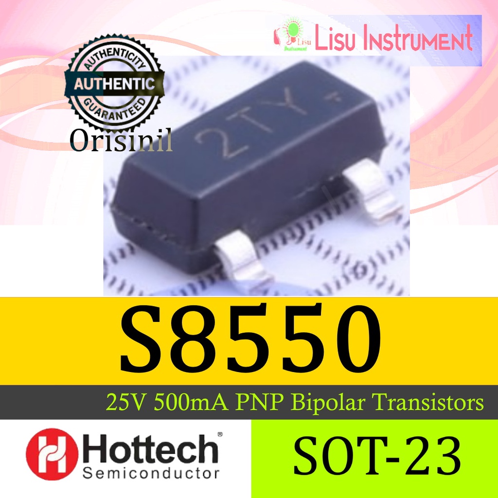Jual S8550 2TY 8550 500mA PNP Bipolar Transistors SOT-23 | Shopee Indonesia