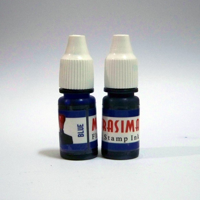 Jual Tinta Stempel Flash Warna Biru | Shopee Indonesia