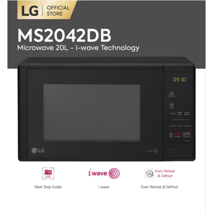 Jual LG MICROWAVE OVEN 20L MS2042DB | Shopee Indonesia