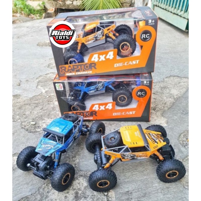 Jual RC REMOTE CONTROL MOBIL ROCK CRAWLER RAPTOR DIECAST | Shopee Indonesia