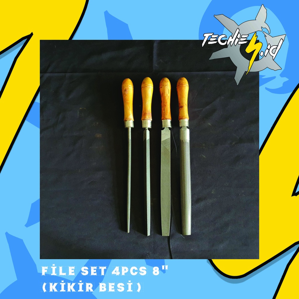 Jual File Set 4pcs 8inch (Kikir Besi) | Shopee Indonesia