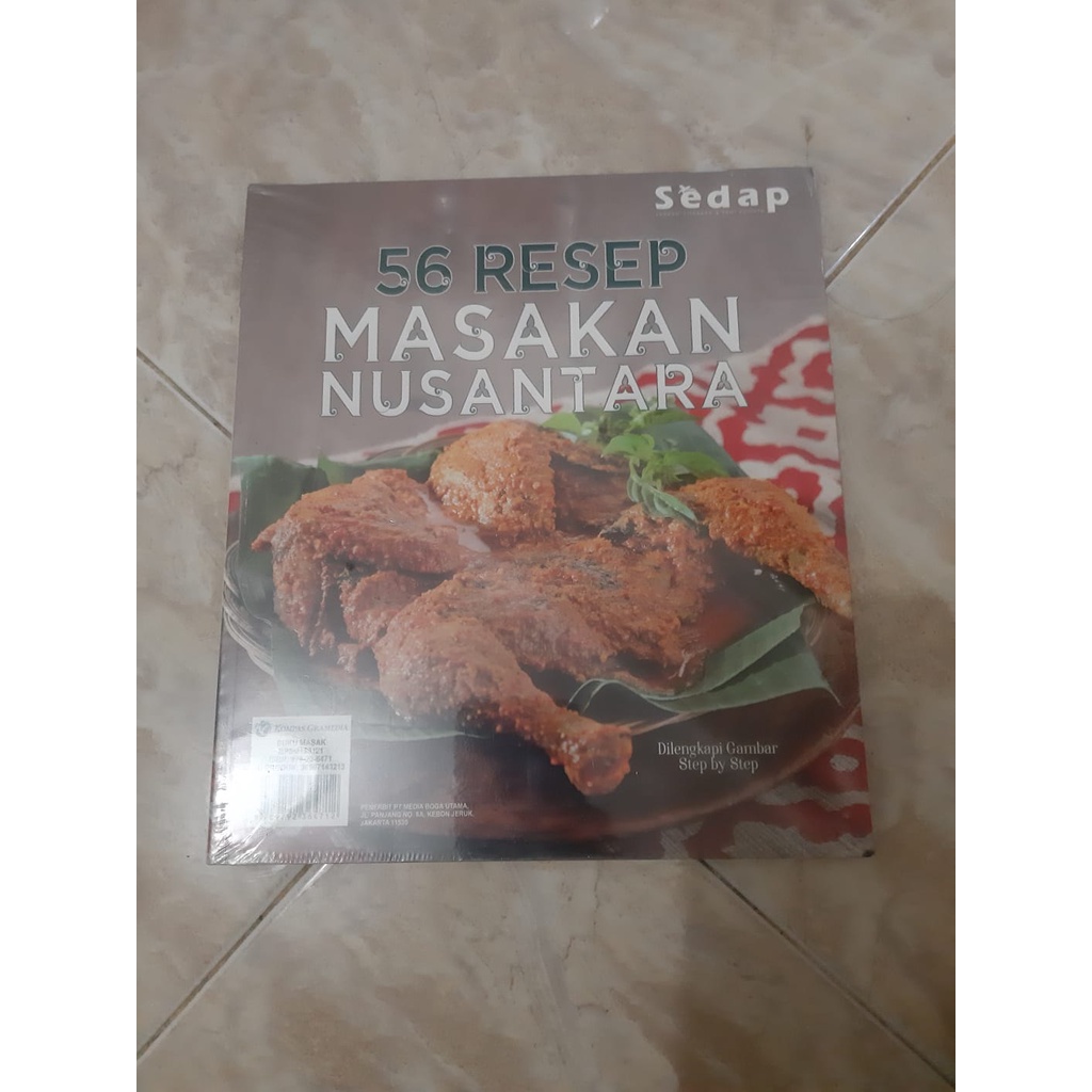 Jual Buku Resep 56 Resep Masakan Nusantara Dilengkapi Gambar Step By