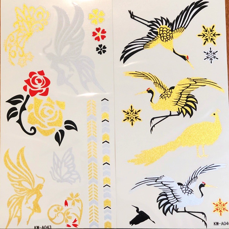 Jual Tattoo temporary KW , RANDOM ( Harga per 1 LEMBAR ) Shopee Indonesia