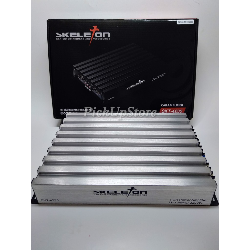 Jual Power Amplifier 4 Channel Skeleton | Shopee Indonesia