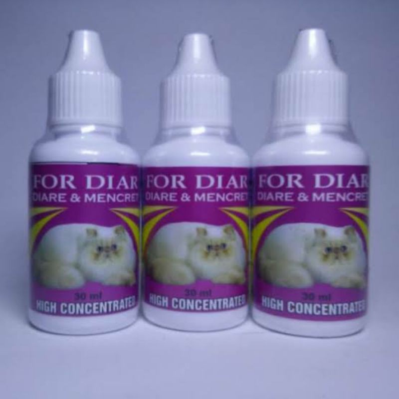 Jual FOR DIAR CAT 30 ML OBAT DIARE DAN MENCRET KUCING OBAT PERADANGAN