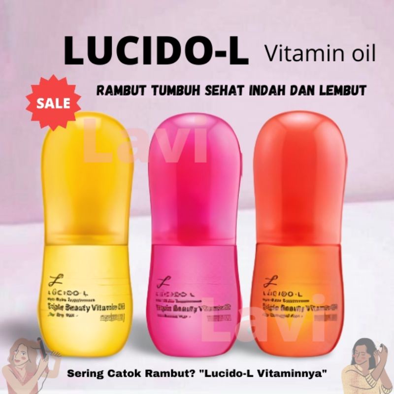Jual Lucido-L Hair Make Supplement Triple Beauty Vitamin Oil 50ml ...