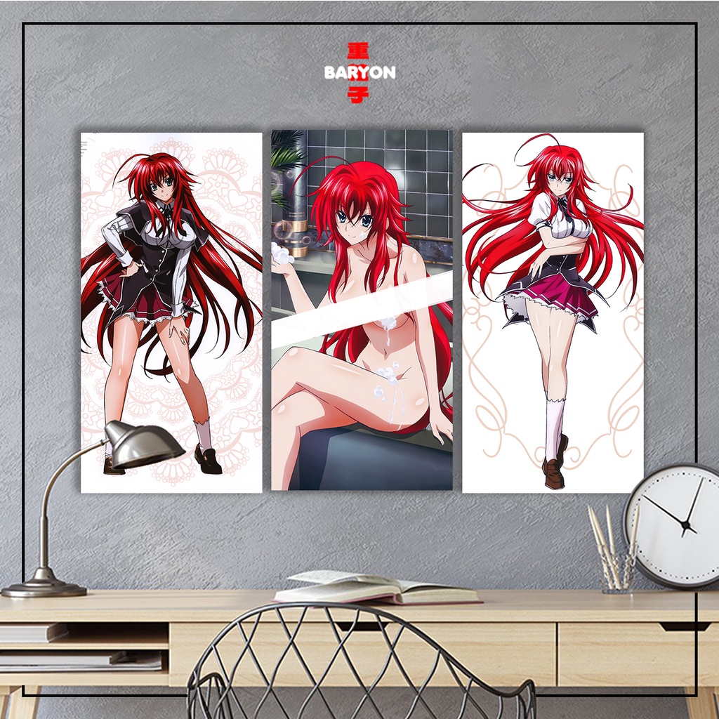 Jual BARYON Wall Decor HIGHSCHOOL DXD RIAS GREMORY Hiasan Dinding Anime  Pajangan Kamar 15 x 30 cm | Shopee Indonesia