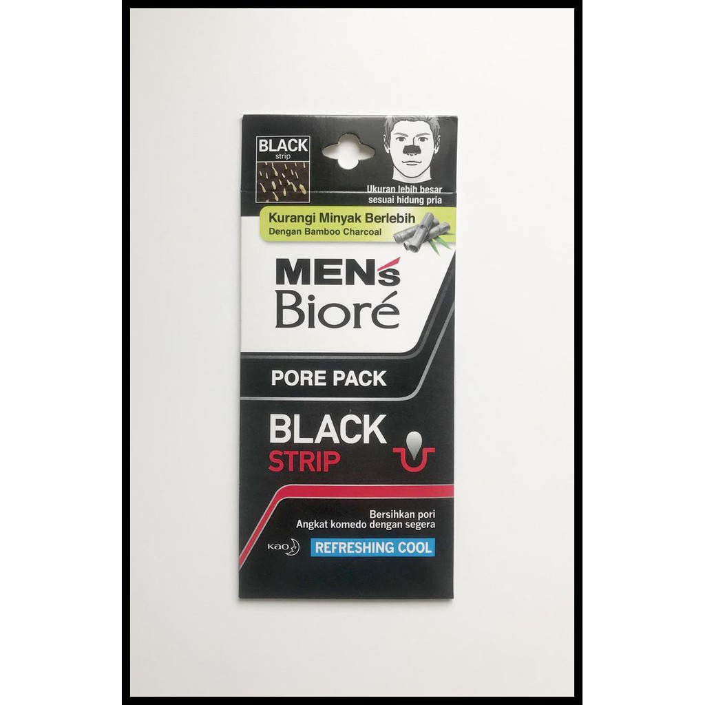 Jual BIORE PORE PACK FOR MEN / STRIP ANTI KOMEDO (ISI 4 PCS) | Shopee ...