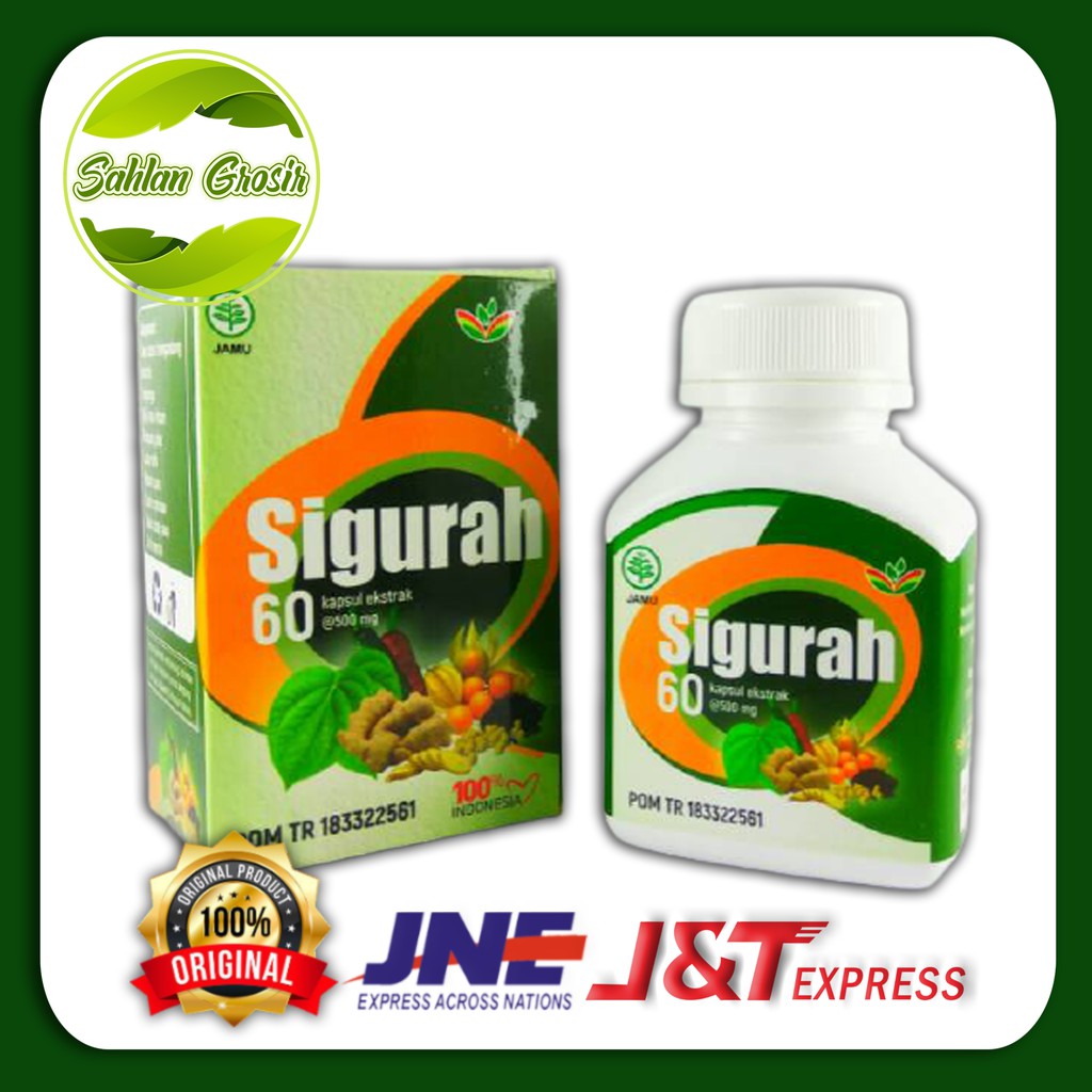 Jual Sigurah Kapsul Herbal Sigurah Kapsul Gurah Peluruh Dahak Sigurah Kapsul Shopee 3544