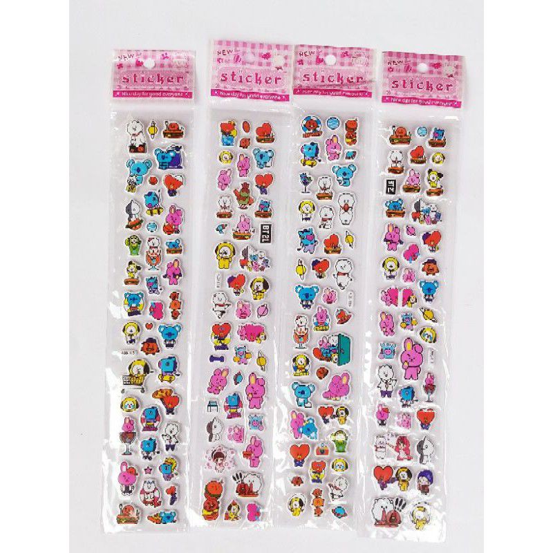Jual Stiker Timbul BT 21-1 Sticker Panjang Lucu Murah | Shopee Indonesia