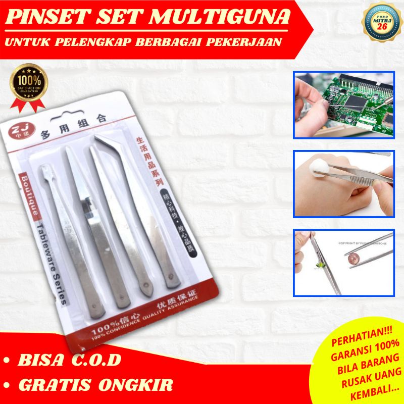 Jual Pinset Penjepit Set Pcs Shopee Indonesia